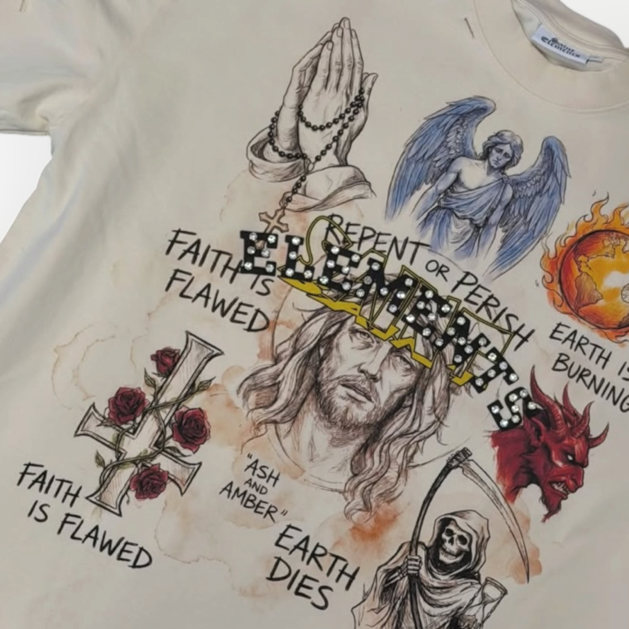 APOCALYPSE TEE WHITE (Saint Elements)