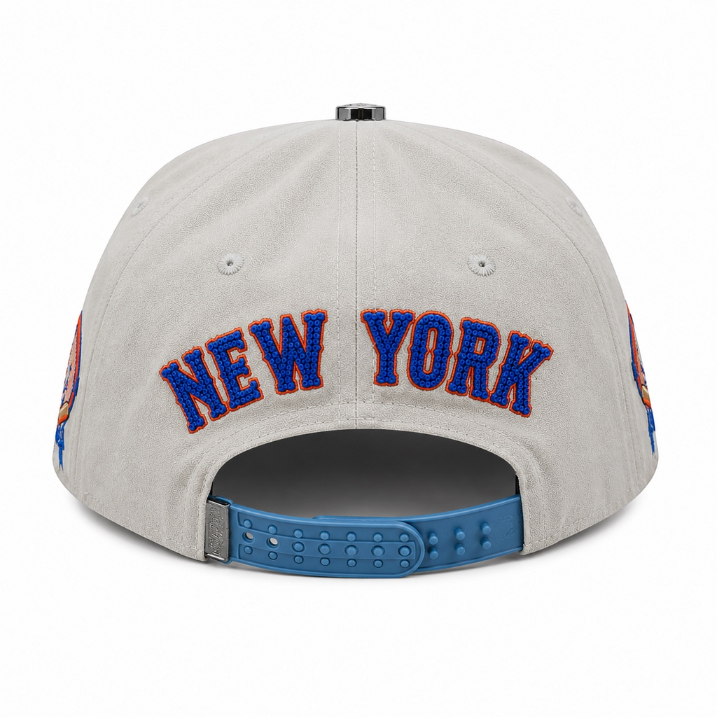 New York Mets Skyline Snapback Hat – Gray & Blue